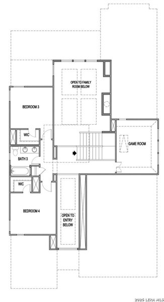 2D floor plan layout of this home in Windsong, Boerne, TX (Image 4). 2D floor plan layout of this home in Windsong, Boerne, TX (Image 4).