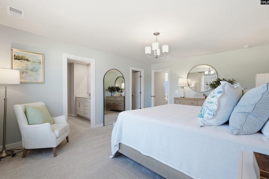 Furnished interior view inside a new home in Boykin Hills, Chapin (Image 26).