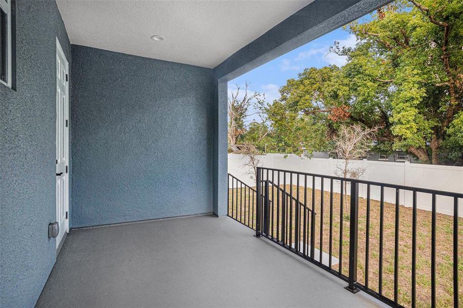 Exterior details and patio area of a home in , Tampa (Image 18).