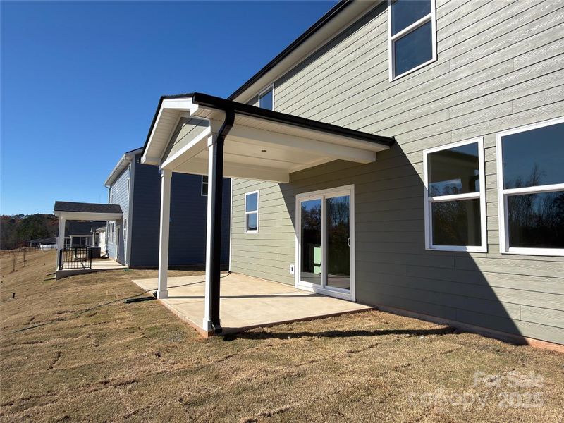 Exterior details and patio area of a home in Bella Vista Heritage, Denver (Image 14).