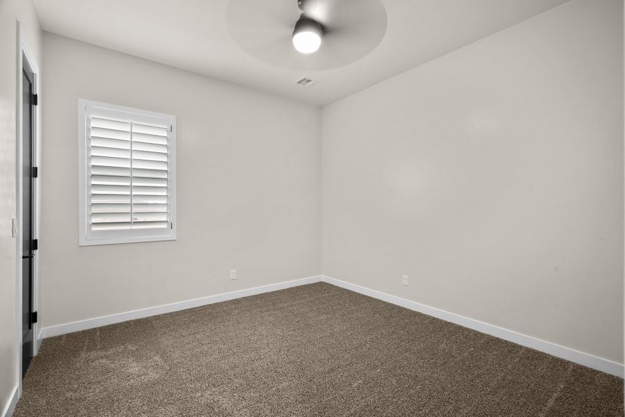 Representative unfurnished interior of a home built from the Pebble Beach- II by LEH. Homes in Hillside Unit 6, El Paso (Image 51). Representative unfurnished interior of a home built from the Pebble Beach- II by LEH. Homes in Hillside Unit 6, El Paso (Image 51).