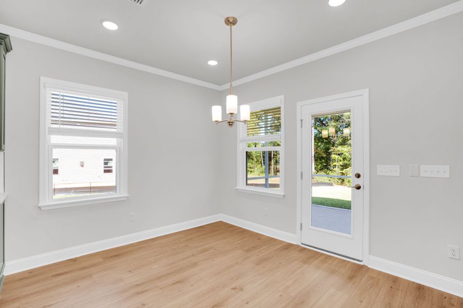 Spacious, unfurnished interior of a new home in Oakleaf Chase, Blythewood (Image 35).