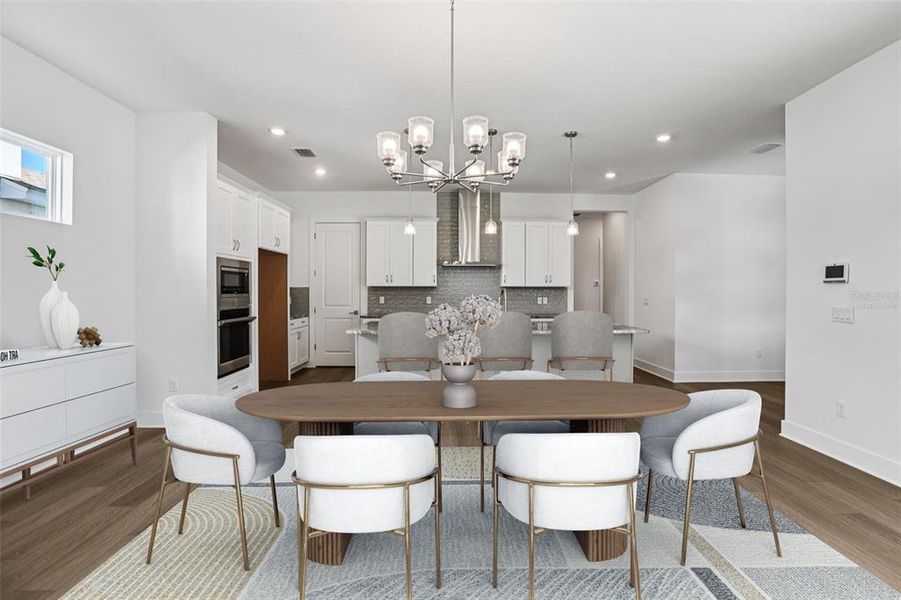 Furnished interior view inside a new home in Eagles Cove at Mirada, San Antonio (Image 7).