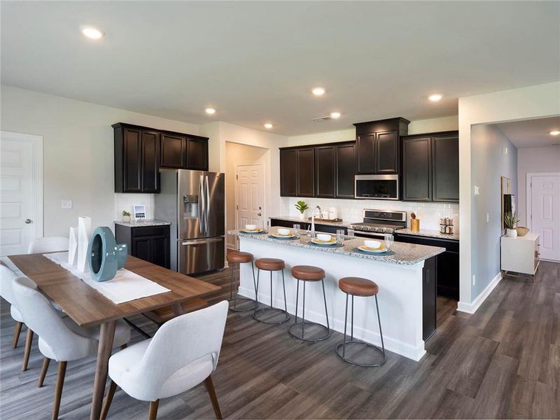 Furnished interior view inside a new home in Ivey Township, Dallas (Image 11).