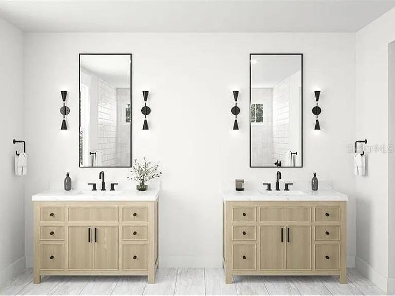 Furnished interior view inside a new home in , Tampa (Image 5). Furnished interior view inside a new home in , Tampa (Image 5).