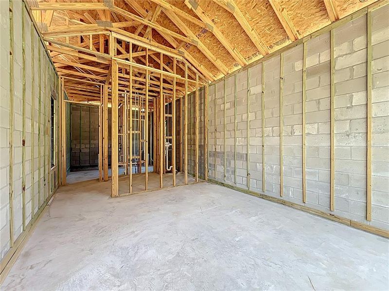 In-progress construction of a new home in , Oviedo, FL (Image 27).