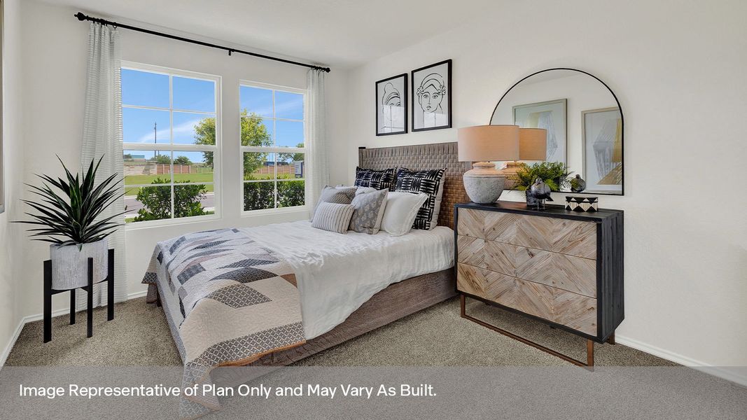 Furnished interior view inside a new home in Arroyo Ranch, Seguin (Image 7).