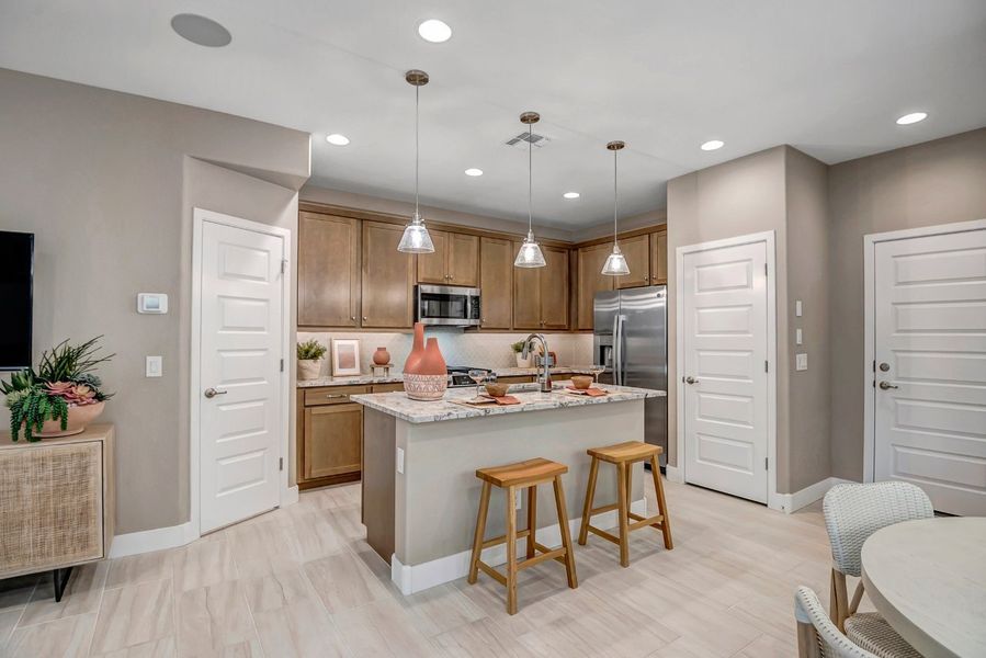 Furnished interior view inside a new home in Ironwood Villages at North Creek, Queen Creek (Image 13).