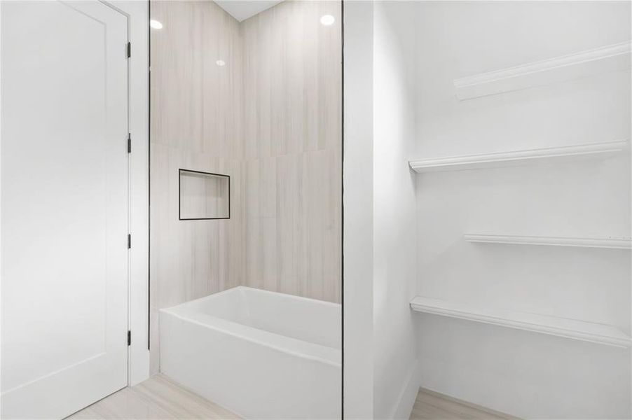 Furnished interior view inside a new home in , Atlanta (Image 11).