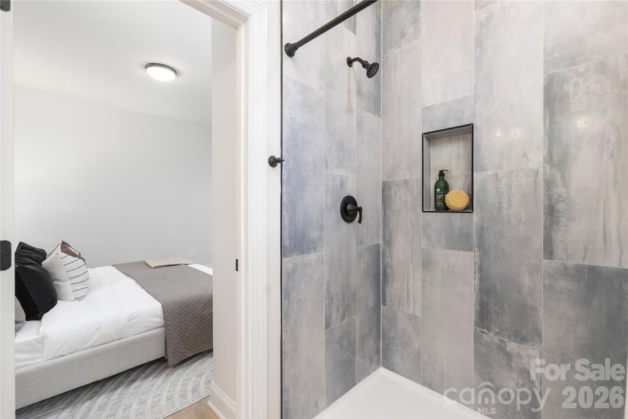 Furnished interior view inside a new home in , Charlotte (Image 24).