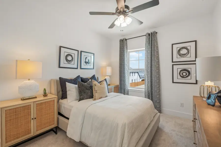 Furnished interior view inside a new home in Waterbend, Euless (Image 11).