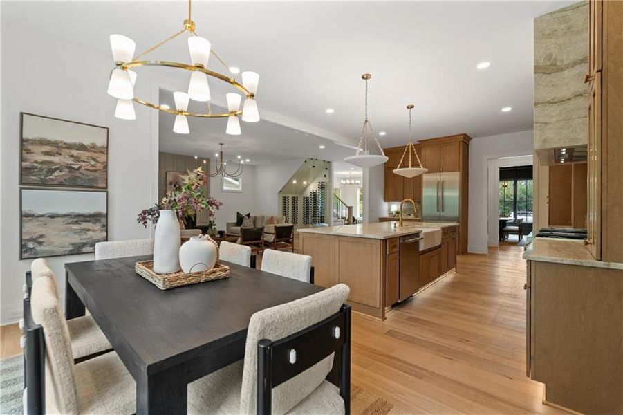 Furnished interior view inside a new home in , Roswell (Image 45).