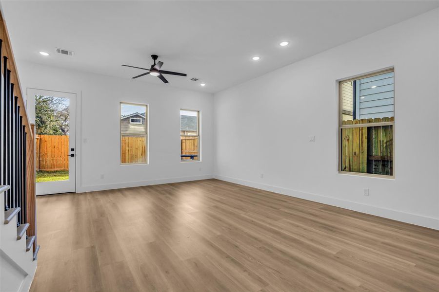 Spacious, unfurnished interior of a new home in , Houston (Image 18). Spacious, unfurnished interior of a new home in , Houston (Image 18).