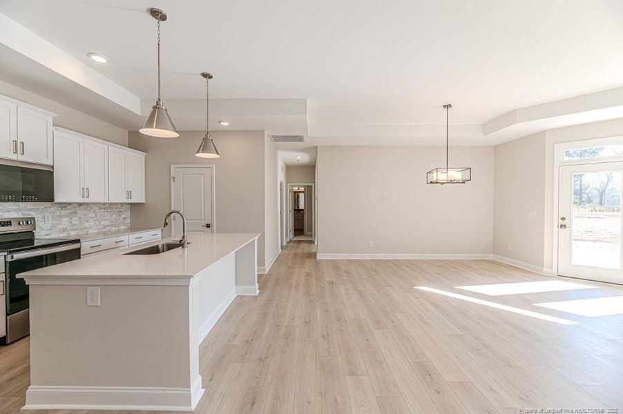 Kitchen toward DR and Hallway