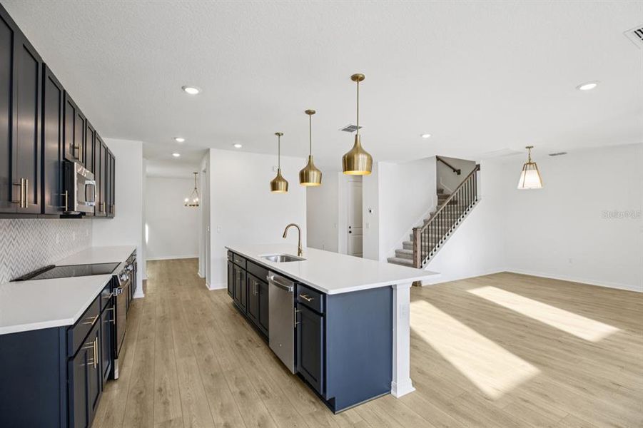Furnished interior view inside a new home in Northlake at Ovation, Winter Garden (Image 9).