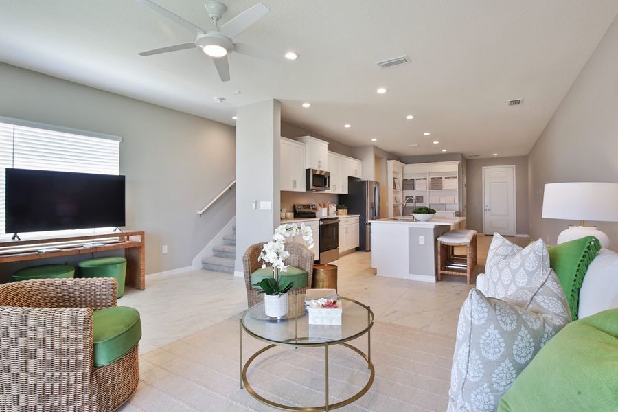 Furnished interior view inside a new home in Palm Grove, Lakewood Ranch (Image 6).