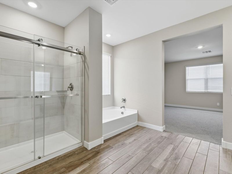 Furnished interior view inside a new home in Entrada Signature Series, Tolleson (Image 5).