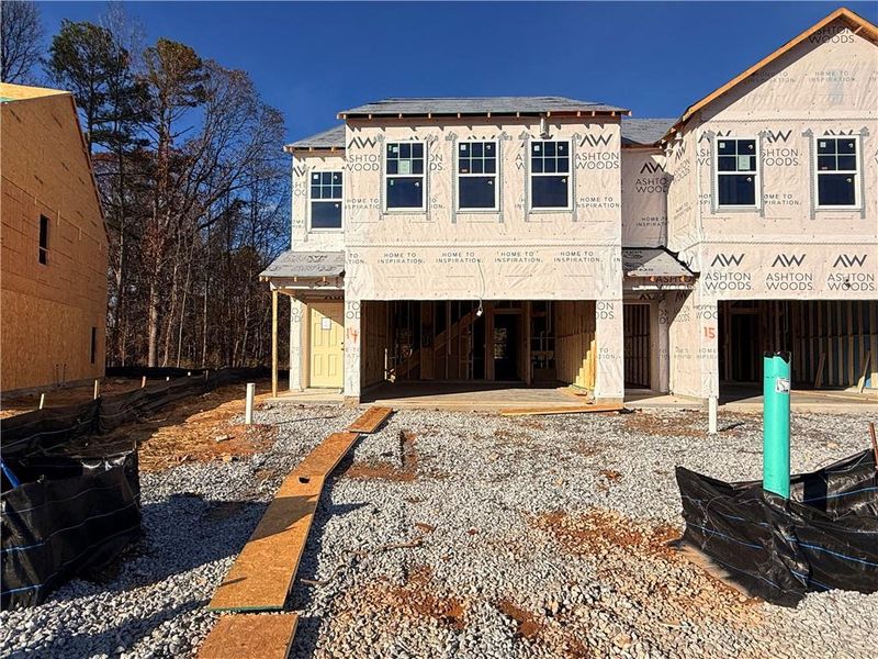 In-progress construction of a new home in Leydenview, Mableton, GA (Image 31).