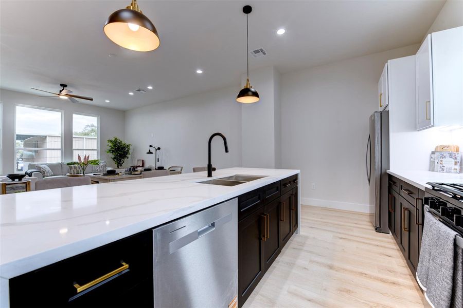 Furnished interior view inside a new home in , Houston (Image 29). Furnished interior view inside a new home in , Houston (Image 29).