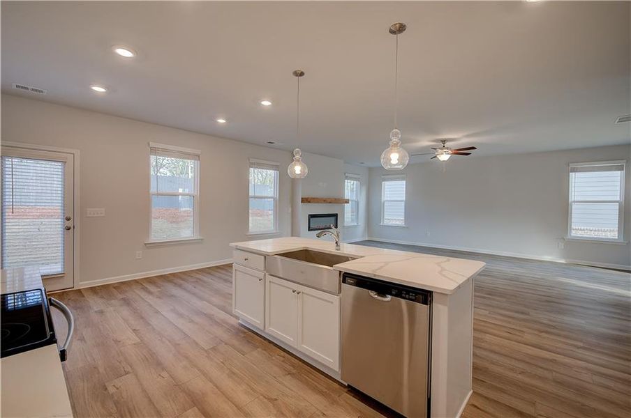Furnished interior view inside a new home in Westminster, Covington (Image 8).