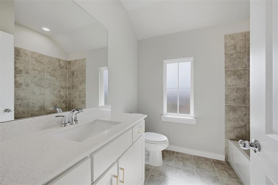 Furnished interior view inside a new home in The Preserve, Sherman (Image 12).