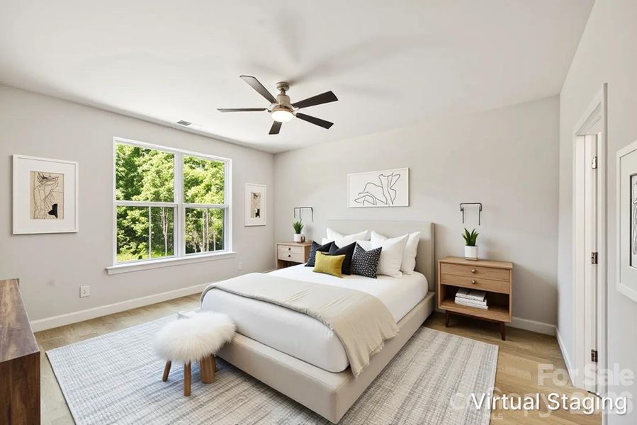 Furnished interior view inside a new home in , Statesville (Image 9).