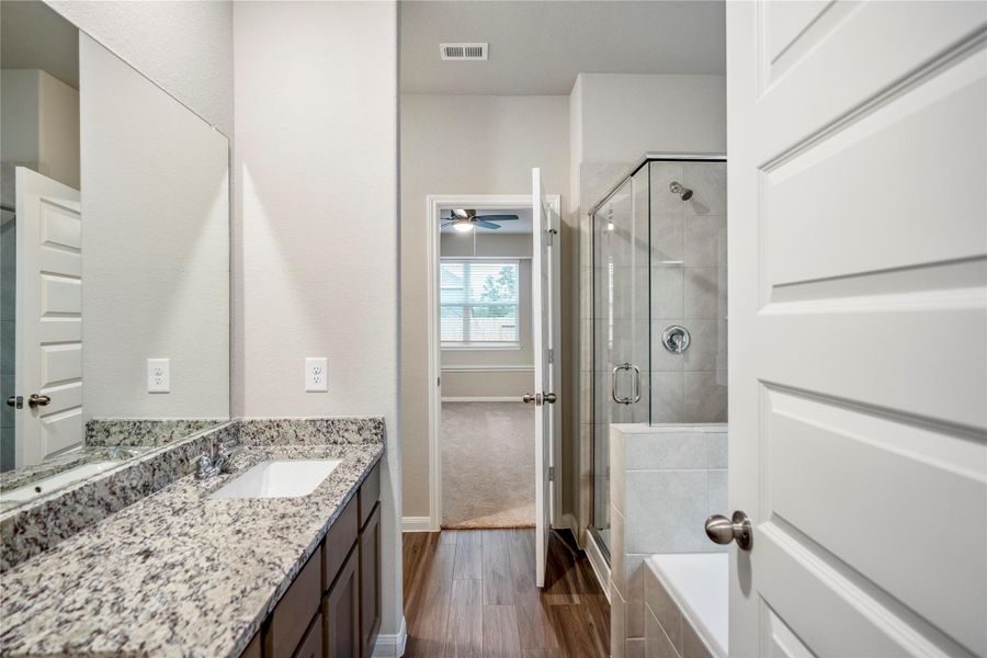 Furnished interior view inside a new home in , Conroe (Image 5). Furnished interior view inside a new home in , Conroe (Image 5).