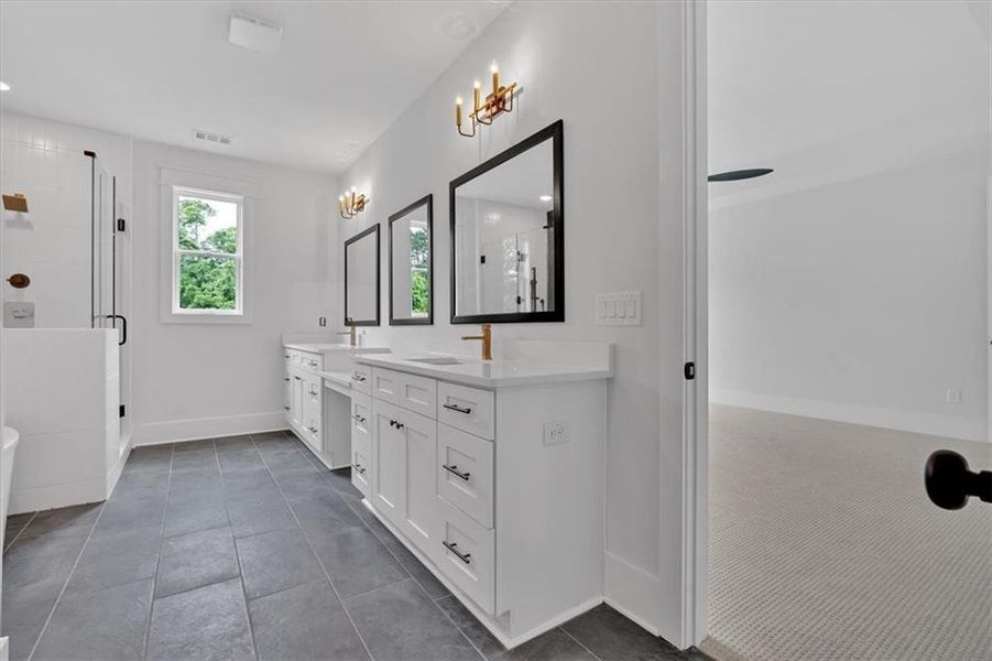 Furnished interior view inside a new home in , Rydal (Image 10).