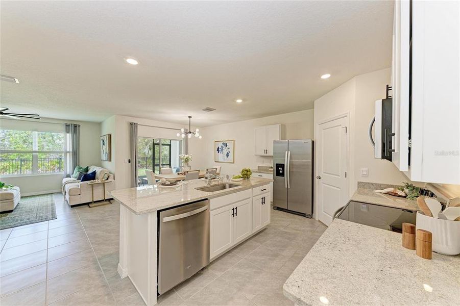 Furnished interior view inside a new home in Rye Crossing, Parrish (Image 36).