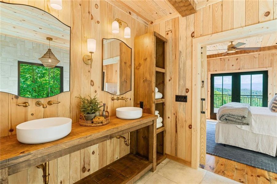 Furnished interior view inside a new home in , Ellijay (Image 15).