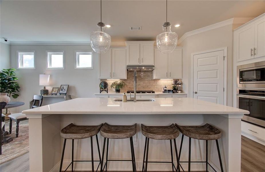 Furnished interior view inside a new home in Crofton Place Enclave, Snellville (Image 4).