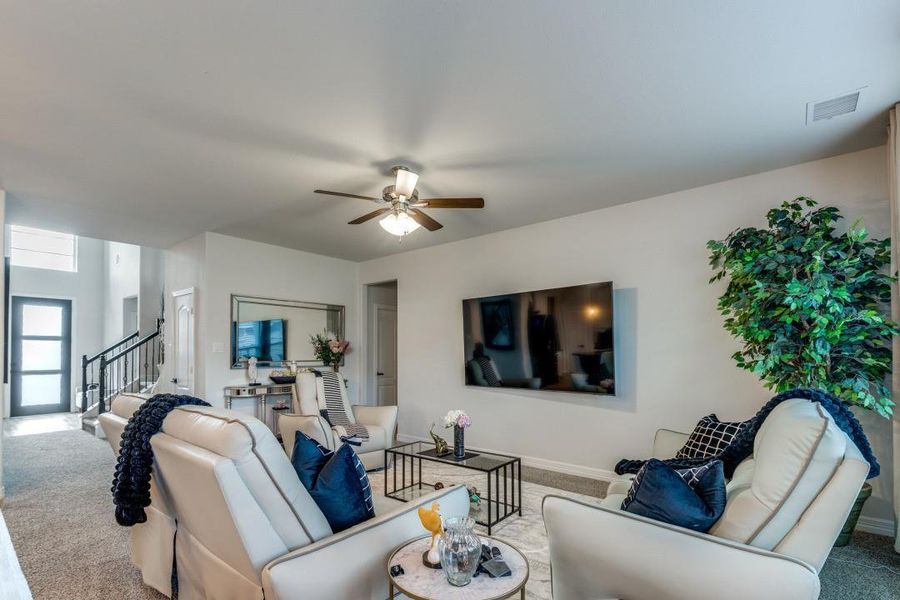 Furnished interior view inside a new home in , Fulshear (Image 27).