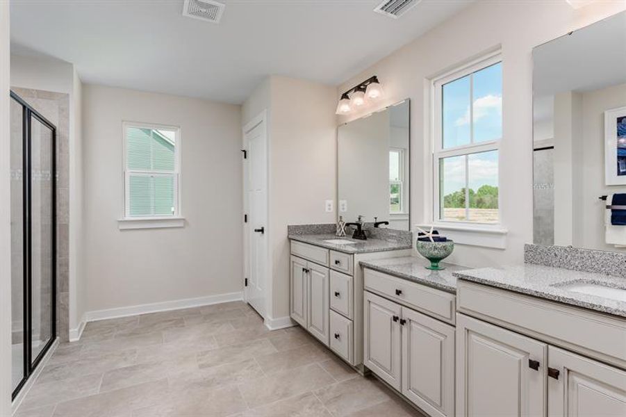 Representative furnished interior of a home built from the York by Ryan Homes in Windsor Estates, Walhalla (Image 13).