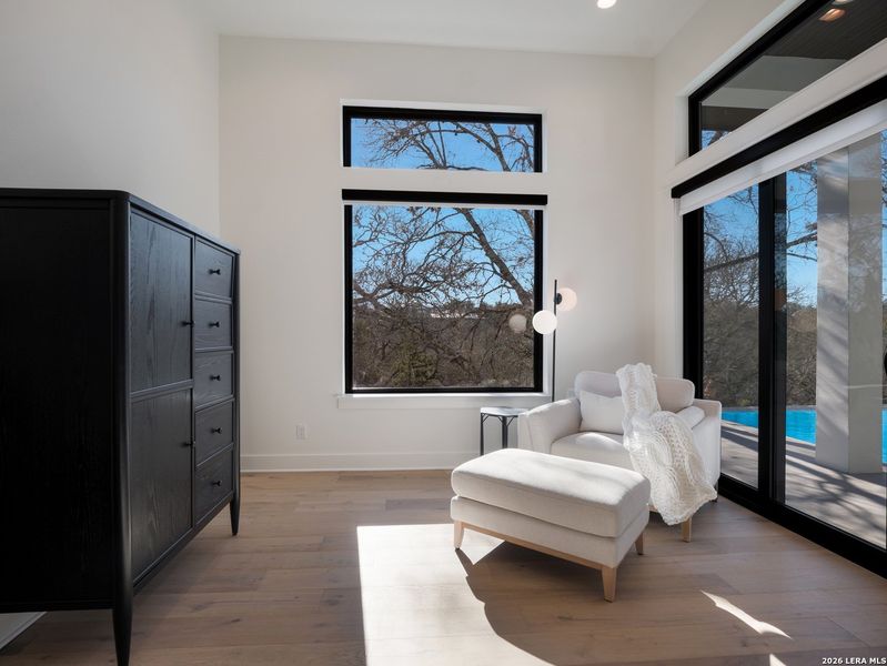 Furnished interior view inside a new home in , Bulverde (Image 32).