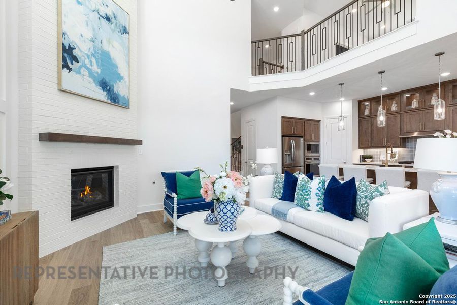Furnished interior view inside a new home in Weston Oaks, San Antonio (Image 31). Furnished interior view inside a new home in Weston Oaks, San Antonio (Image 31).