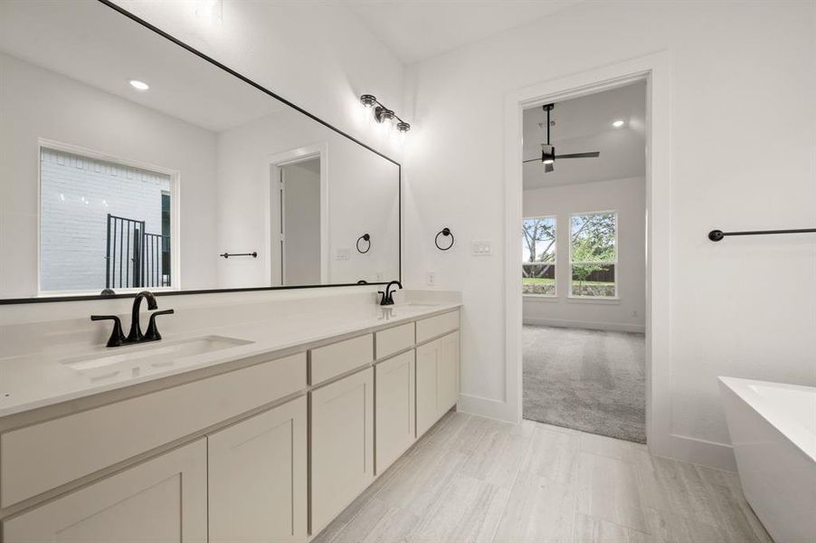 Furnished interior view inside a new home in , Aledo (Image 6). Furnished interior view inside a new home in , Aledo (Image 6).