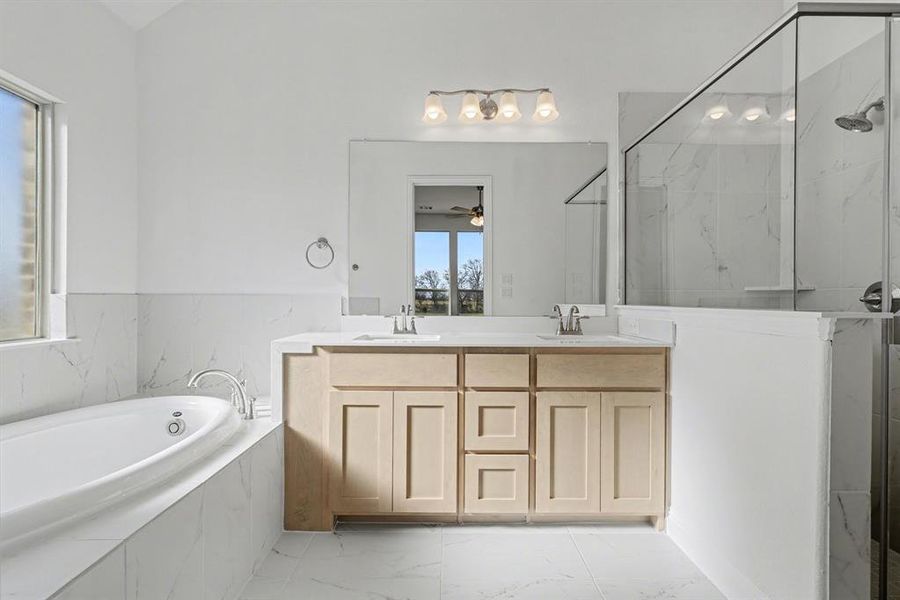 Furnished interior view inside a new home in , Sanger (Image 9). Furnished interior view inside a new home in , Sanger (Image 9).