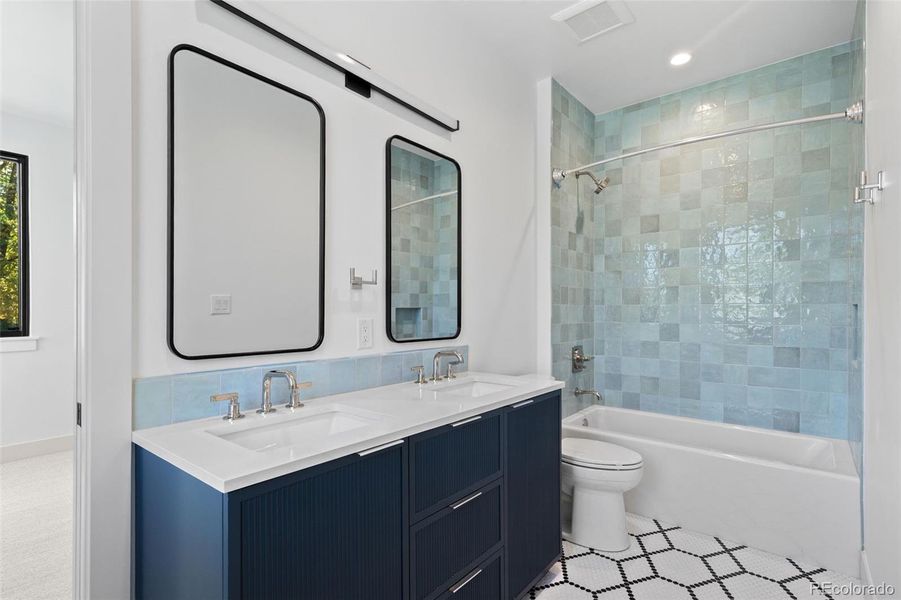 Furnished interior view inside a new home in , Denver (Image 19).