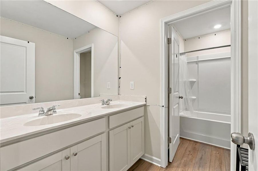 Furnished interior view inside a new home in Heritage Point, Hampton (Image 31).