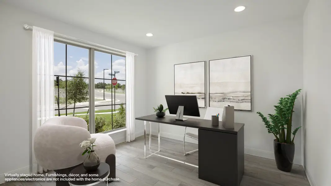 Furnished interior view inside a new home in Two Step Farm, Montgomery (Image 5).