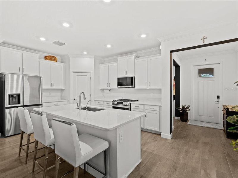 Furnished interior view inside a new home in Southshore Bay Active Adult, Wimauma (Image 9).