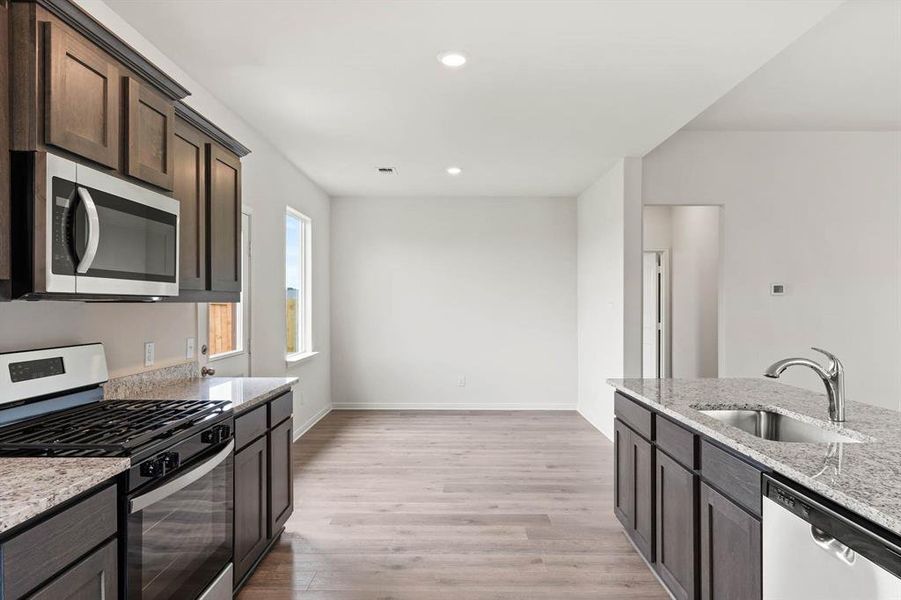 Furnished interior view inside a new home in Cresson Estates, Cresson (Image 5).