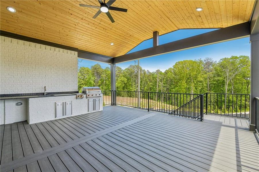 Exterior details and patio area of a home in , Buford (Image 30).