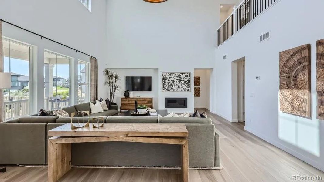 Furnished interior view inside a new home in Macanta: The Legends Collection, Castle Rock (Image 19).