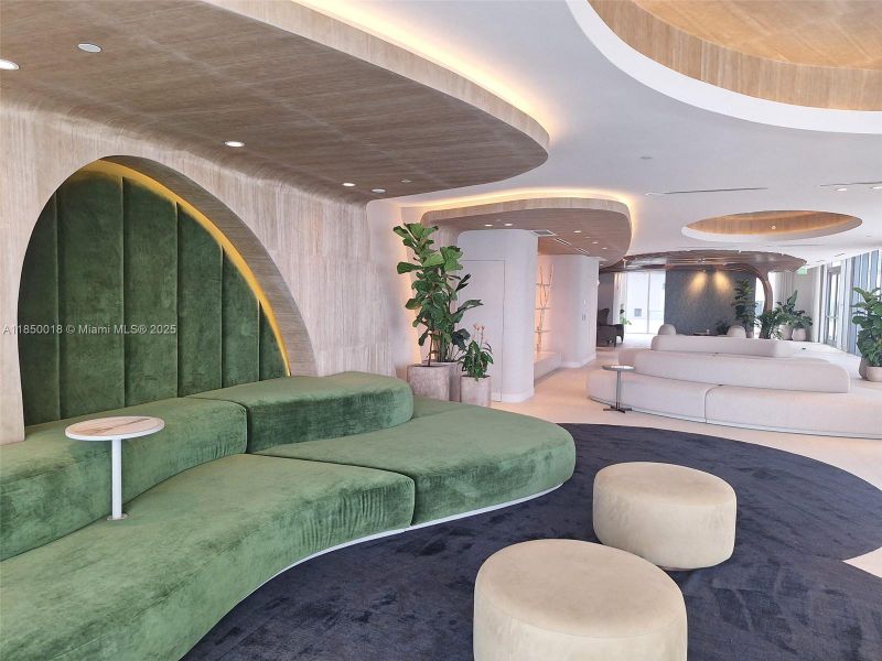 Furnished interior view inside a new home in , Miami (Image 31).