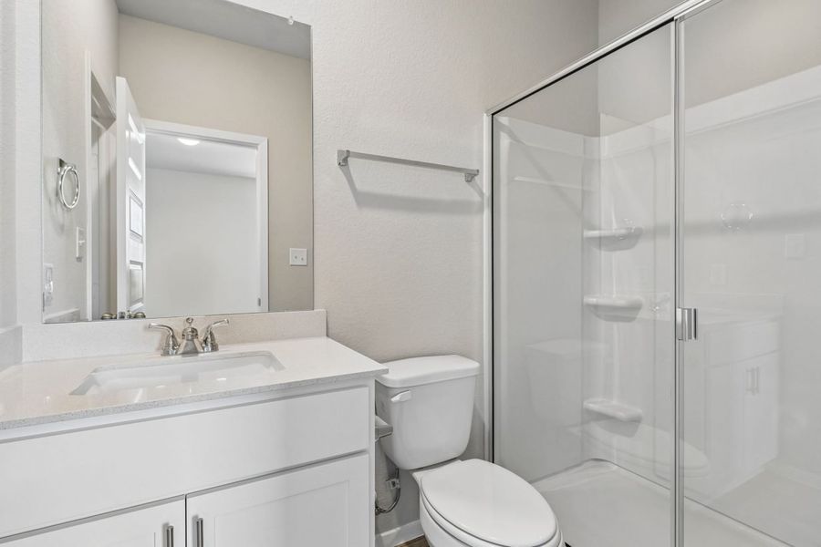 Furnished interior view inside a new home in Harvest Ridge, Elgin (Image 10). Furnished interior view inside a new home in Harvest Ridge, Elgin (Image 10).