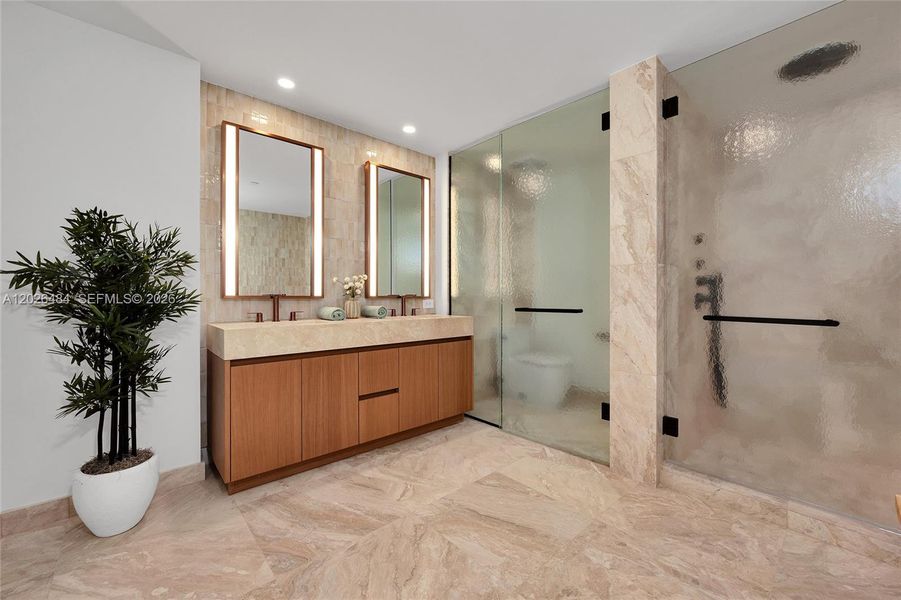 Furnished interior view inside a new home in , Bay Harbor Islands (Image 18). Furnished interior view inside a new home in , Bay Harbor Islands (Image 18).