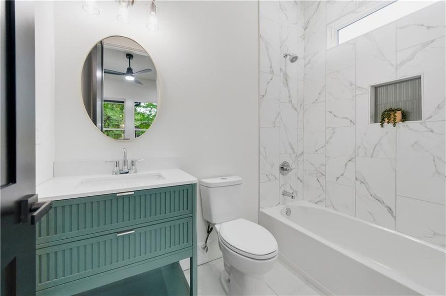 Furnished interior view inside a new home in , Atlanta (Image 29). Furnished interior view inside a new home in , Atlanta (Image 29).