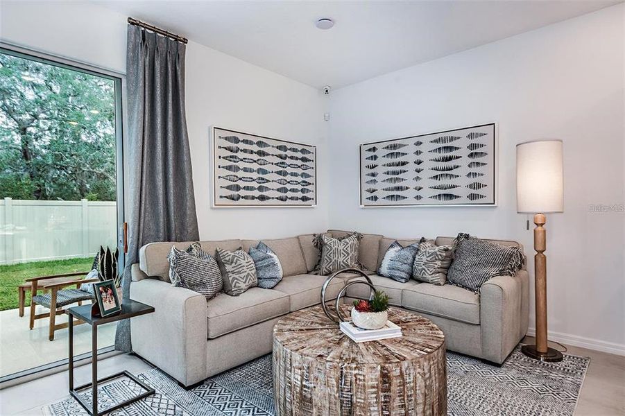 Furnished interior view inside a new home in The Townhomes at Anthem Park, St. Cloud (Image 5).