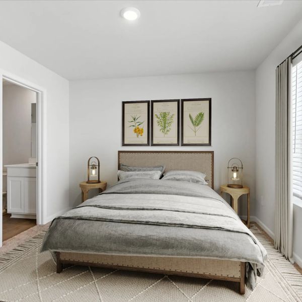 Representative furnished interior of a home built from the The Madison by Artisan Built Communities in Salacoa, Calhoun (Image 3).